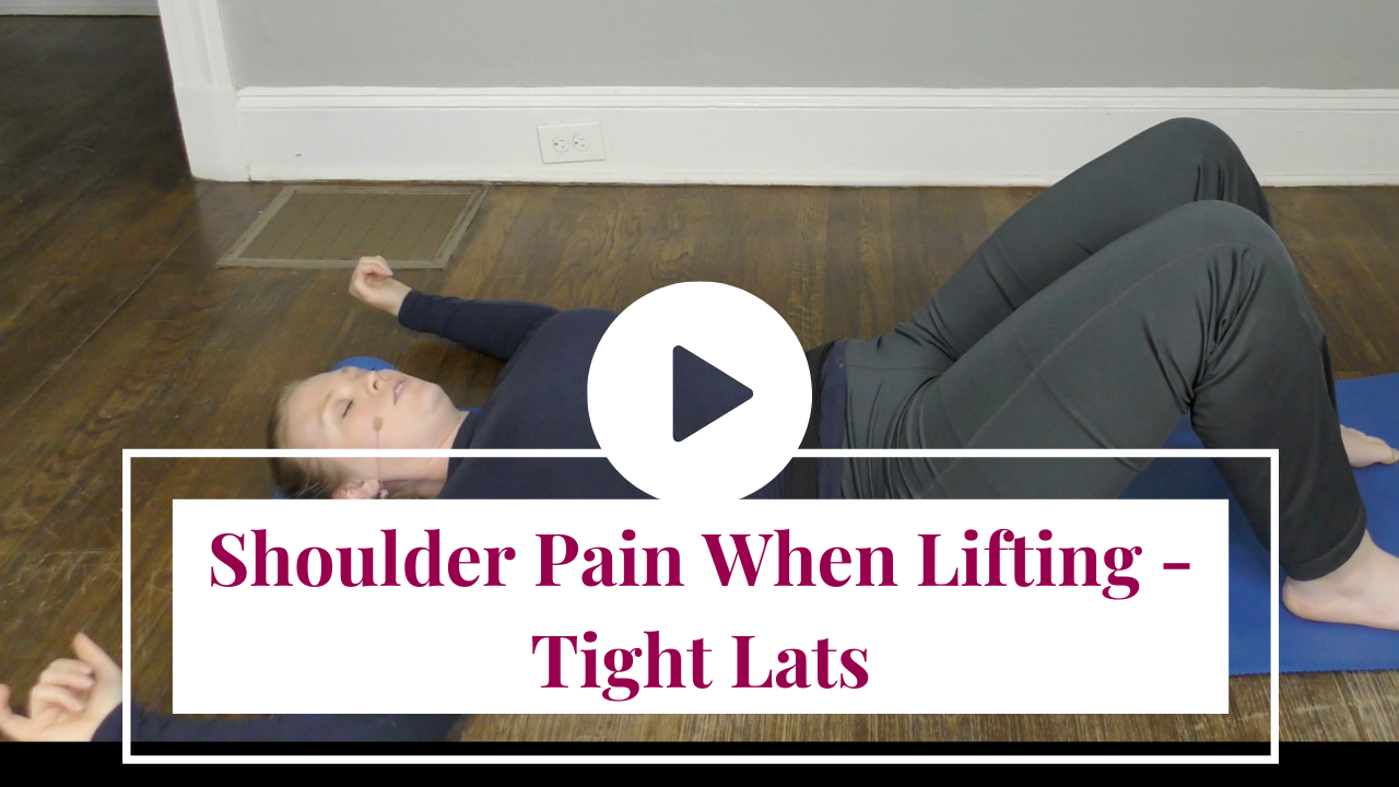2 Drills to Relieve Front of Shoulder Pain When Lifting Lindsay
